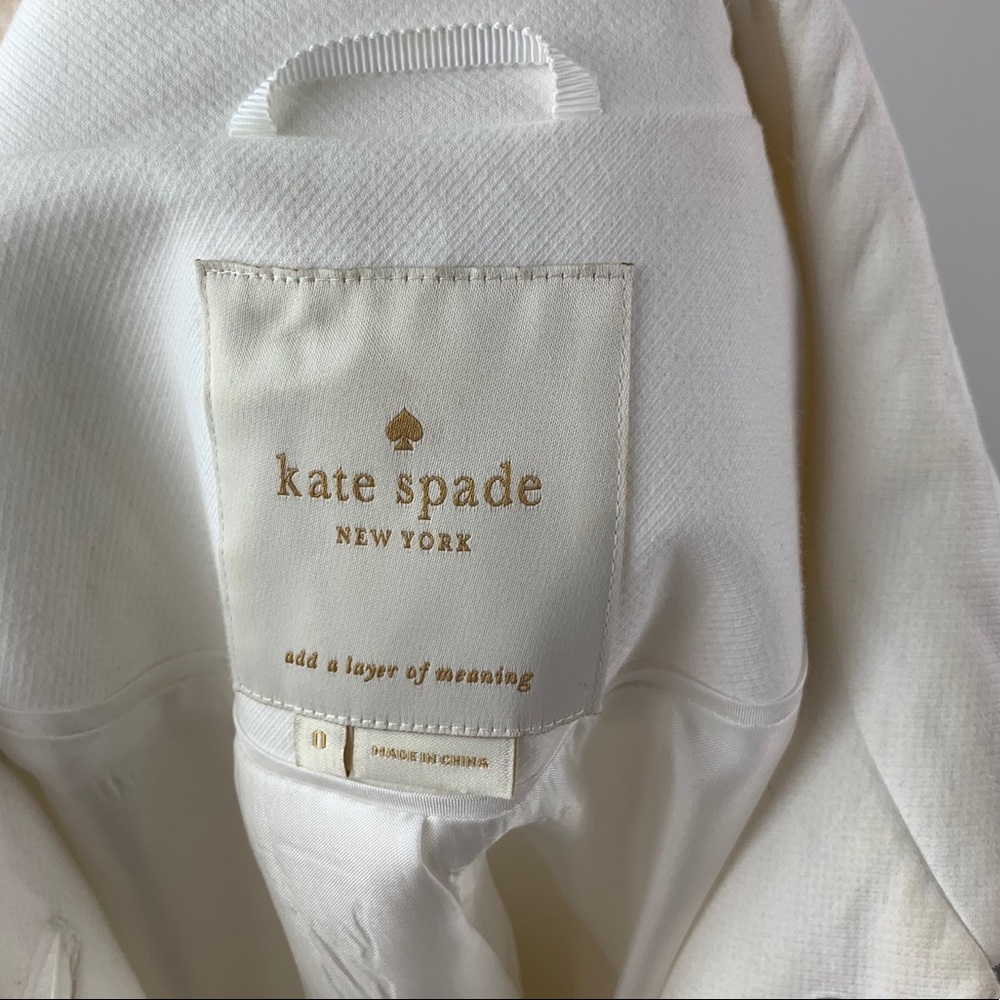 Kate Spade White & gray coat - Picture 6 of 9